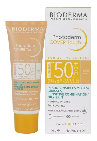 Photoderm Cover Touch Tono Claro Spf 50+  40ml Bioderma 