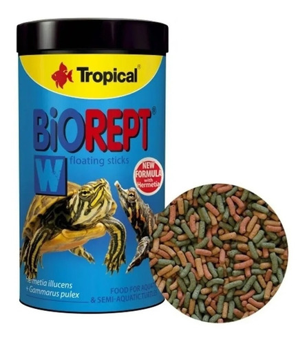 Ração P/ Tartarugas Aquáticas Tropical Biorept W 300g