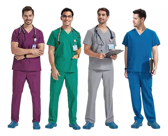 Hombre Quirurgica Conjunto Medico Jogger Pijama Uniforme