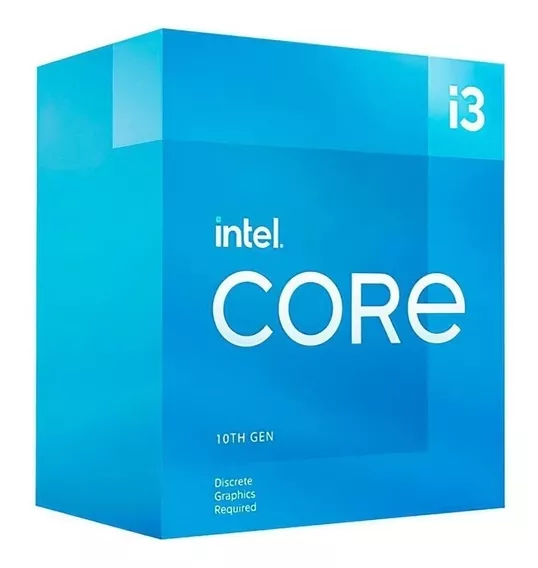 Processador gamer Intel Core i3-10105 BX8070110105  de 4 núcleos e  4.4GHz de frequência com gráfica integrada