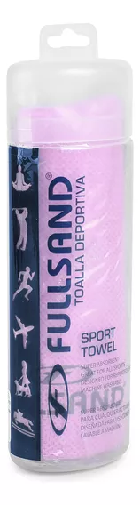 Fullsand Toalla Deportiva Super Absorbente Color Rosa Liso