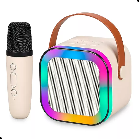 Caixinha Microfone Bluetooth S/fio Karaoke Infantil Portatil