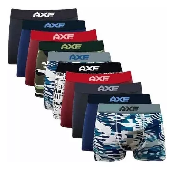 Kit 10 Cuecas Box Boxer Estampadas Masculino Atacado Revenda