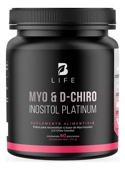 Myo Y D-chiro Inositol 246g Mezcla 40:1 Myo Inositol. B Life Sabor Sin sabor