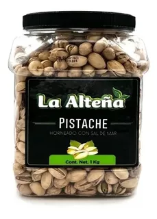 Pistaches Premium La Alteña 1 K Horneado Con Sal De Mar Bote