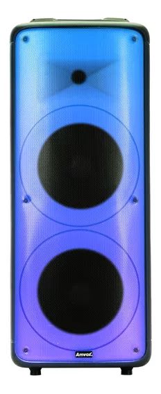 Caixa De Som Amvox Preta Portátil Party Vox Prime 2000w Rms