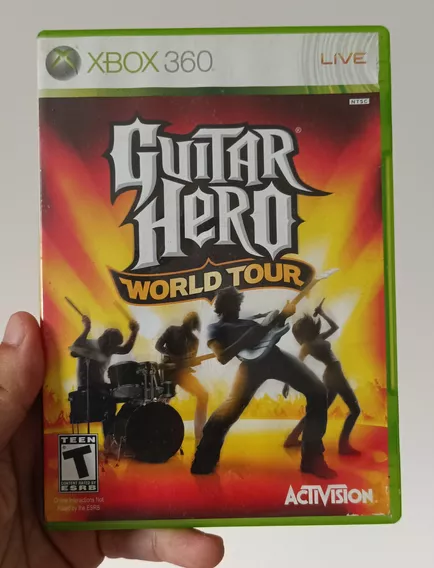 Jogo Guitar Hero World Tour Original Mídia Física Xbox 360