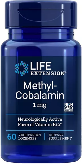 Metilcobalamina 1 Mg Life Extension 60 Tabletas