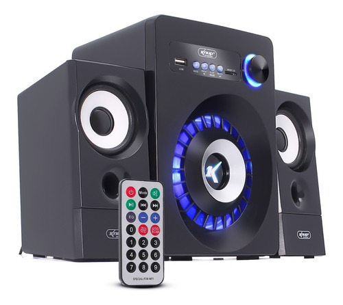 Caixa De Som Bluetooth Home Theater 3.1 Subwofer Amplificada