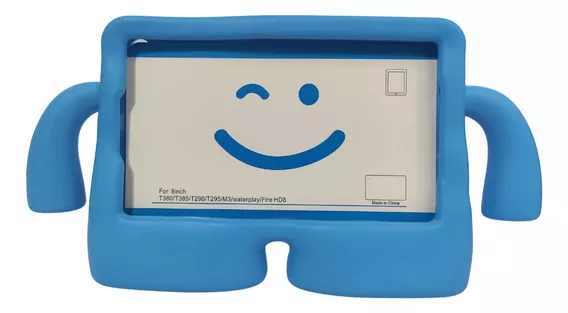 Capa Para Galaxy Tab A9+ Plus / S9/ S9 Fe Infantil 11polegad Cor Azul-claro