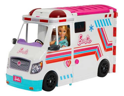 Ambulância E Clínica Móvel Da Barbie - Mattel Hkt79