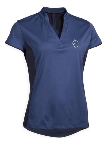 Camiseta Polo Feminina De Hipismo 500