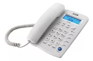 Telefone Elgin C/fio Ident Chamadas/viva Voz Tcf 3000 Branco