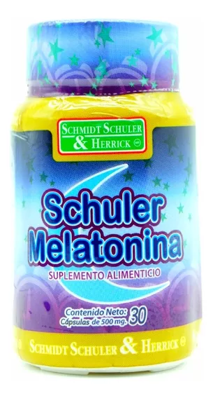 Schuler Melatonina L-triptofano Y Minerales 30 Caps Sabor Sin Sabor