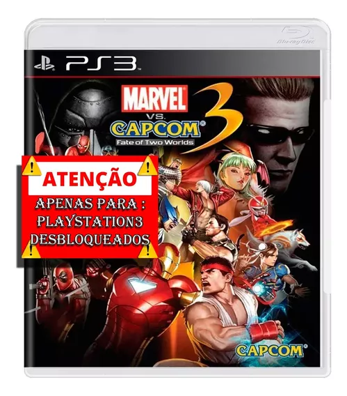 Marvel Vs Capcom 3 Fate Of Two Worlds Mídia Física P S 3