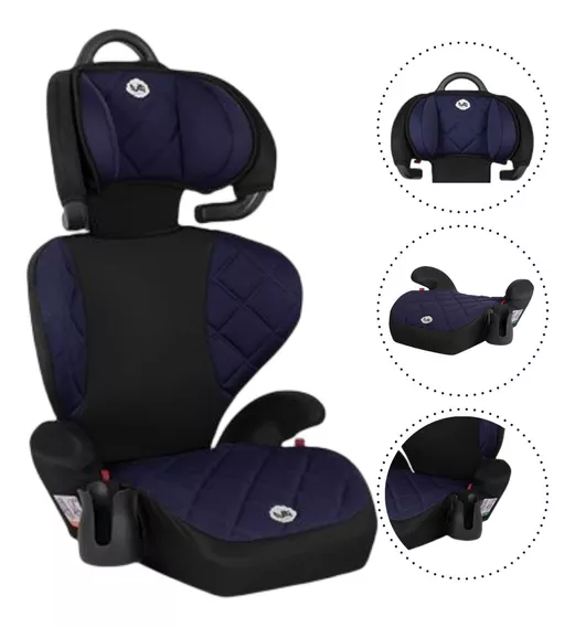 Tutti Baby Triton II Cadeirinha cadeira booster infantil para carro assento cor azul e preto 