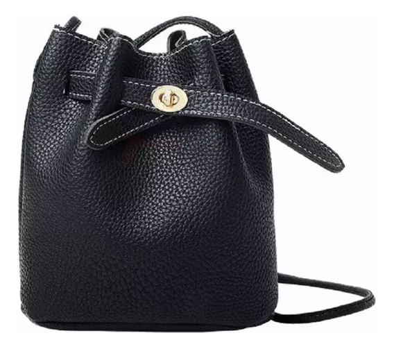 Bolso Tipo Cubo Para Mujer  Gran Capacidad  Color Puro