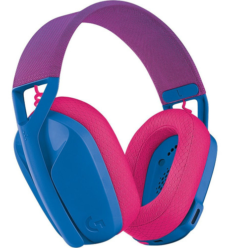 Headset Gamer G435 Sem Fio Cor Azul/framboesa Logitech 