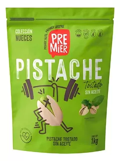 Pistache Tostado Con Sal 1kg - Marca Premier