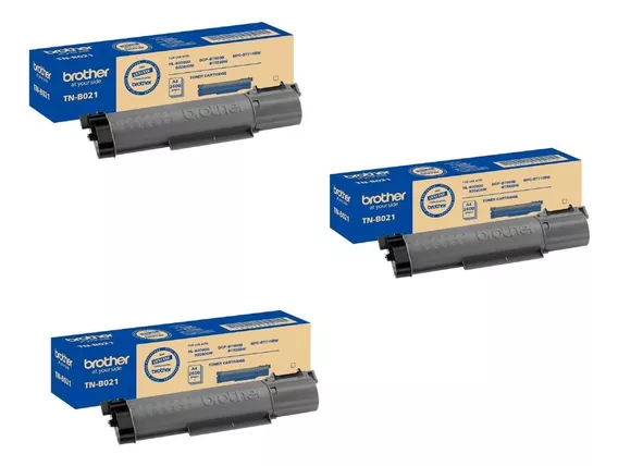 3x Toner Brother Tn-b021 Tnb021 Dcp-b7520dw B7535 Dcp-b7535