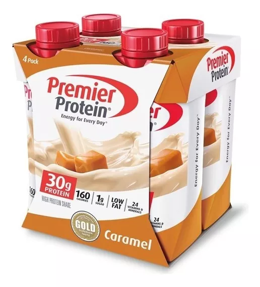 Proteína Premier Liquida 4 Pack Sabor Caramel