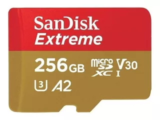 Cartão De Memória 256gb Micro Sd Extreme 160mbs 4k Sandisk