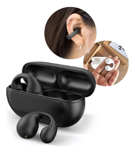 Fone Ouvido Bluetooth Tipo Brinco Earcuffs Treinar Esport