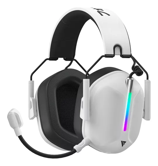 Headset Force One Kabuto 7.1 Wireless Cor Branco