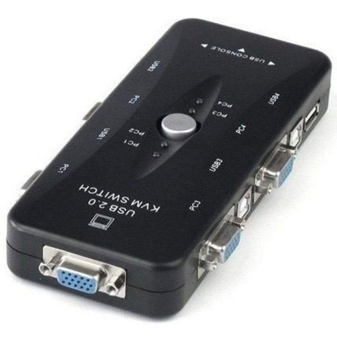 Switch Kvm Usb 4 Portas Vga - Kvm41ua - Usb 2.0 4354