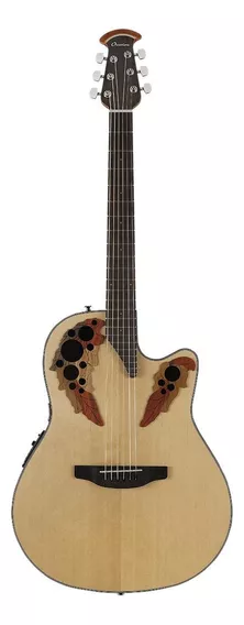 Violão acústico Ovation Celebrity Elite CE44 para destros natural brilhante