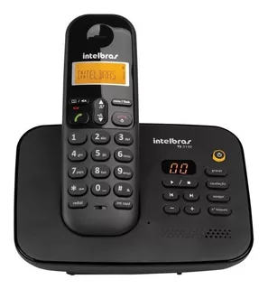 Telefone Sem Fio Intelbras Ts 3130 Preto Nota Fiscal