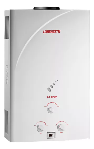 Aquecedor A Gás Lz2000n De 20 Litros Gn Lorenzetti Cor Branco 110V/220V