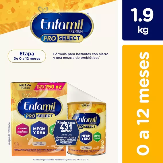 Fórmula Infantil Enfamil Etapa 0-12 Meses Pack X2 1.9 Kg