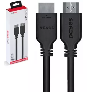 Cabo Hdmi Curto 50 Cm 4k 2.0 Certificado Blindado 100% Cobre