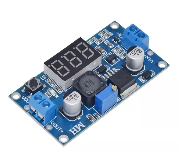 Regulador Tensão Ajustável Lcd Lm2596 Dc Display Step Down