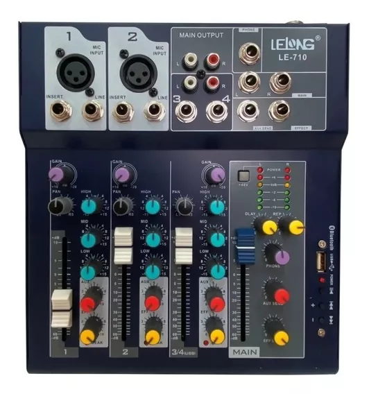 Console Lelong LE-710 de mistura 110V/220V