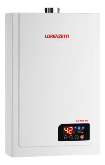 Aquecedor De Água A Gás Lz 2300de Glp Bivolt Lorenzetti Cor Branco 127V/220V