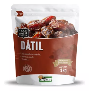 Dátiles Deshidratados Con Hueso 1kg Kamponoble Fruto Selecto