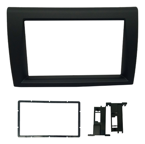 Moldura 7  Central Painel Dvd 2din Fiat Bravo G2 2010/2016