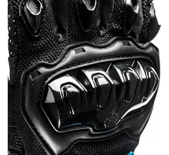 Guantes Motociclista Kov Delta 2.0 Negro Touch Limpia Mica Talla G