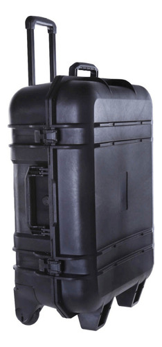 Case Rígido 78x59x34cm Com Espuma Modeladora E Rodas Para Tr Cor Preto