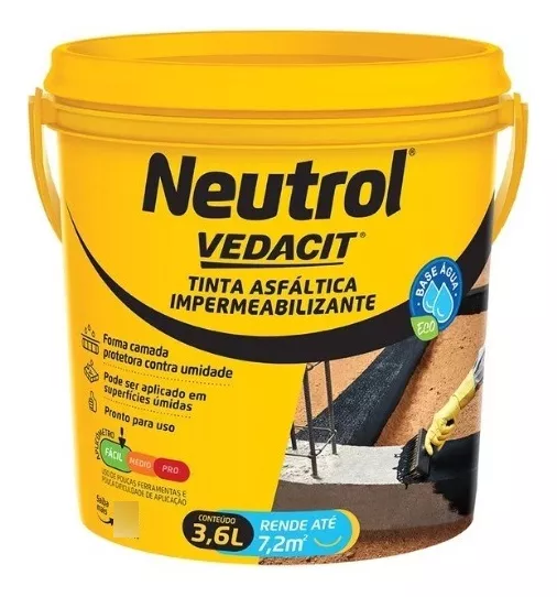 Vedacit Neutrol Acqua 3,6 Litros Vedacit 