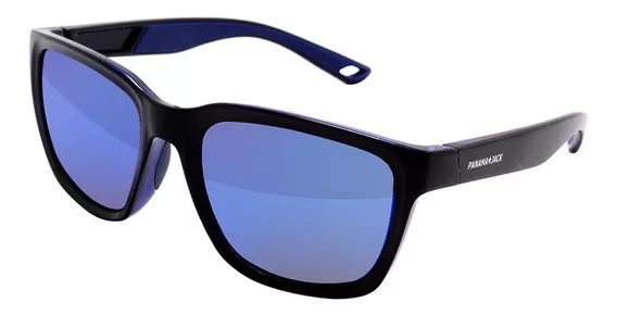 Lentes De Sol Panama Jack 43863spj440 Para Hombre Color de la lente Humo Color de la varilla Negro Color del armazón Negro