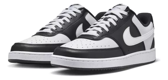 Tenis Nike Court Vision Low Mujer Dh3158-003 Negro/blanco