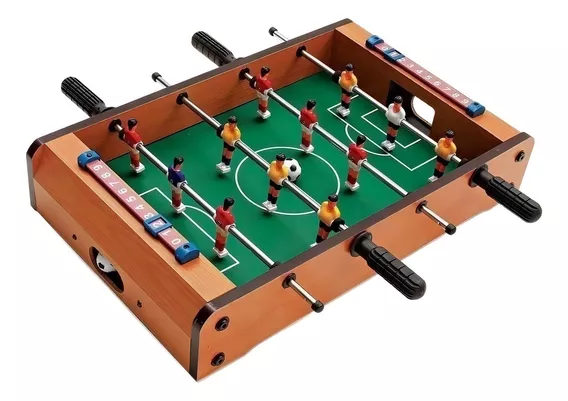 Mesa de pebolim mini Rio Master Futbolín FY2928 com bolas incluídas