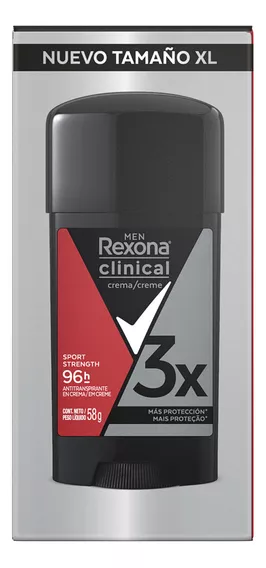 Antitranspirant Rexona Men Clinical Crema Sport Strength 58g