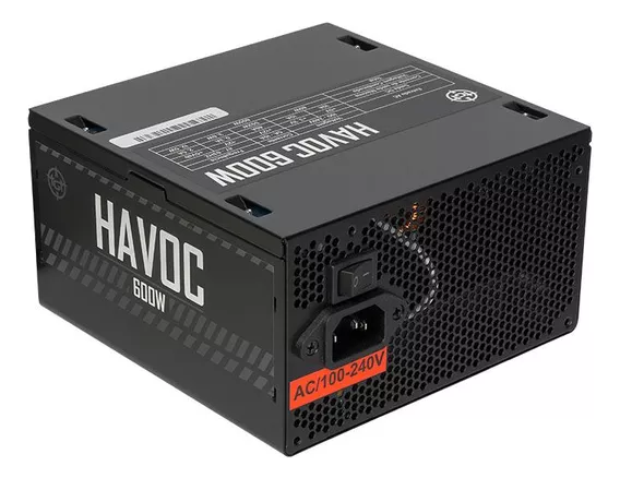 Fonte Tgt Havoc, 600w, 80 Plus White, Tgt-hv600-bk01