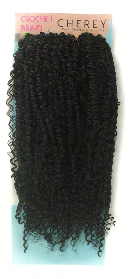 Aplique Cabelo 3x Boho Passion 55cm 300g Corchet Braid Cor #2 ID