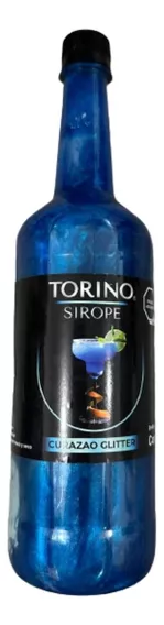 Jarabe/sirope Torino Sabor Curazao Gliter Para Bebidas 1 Lt