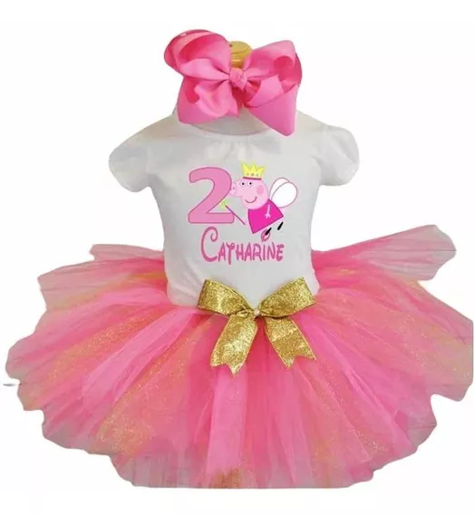 Tutu Peppa Pig Conjunto Personalizado